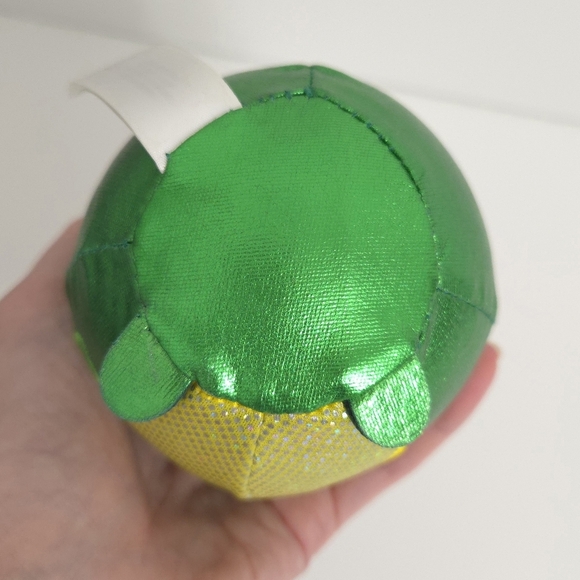 Squeezamals Rare 2018 Metallic Green Fred Frog Ball Stuffed Animal Plush Toy - Picture 5 of 7
